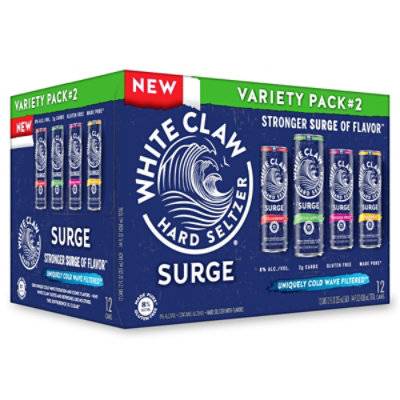 White Claw Surge Hard Seltzer Variety pack (12 pack, 12 fl oz) (assorted)