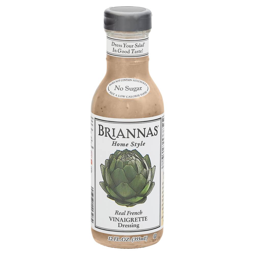 Briannas Home Style Real French Vinaigrette Dressing (12 fl oz)