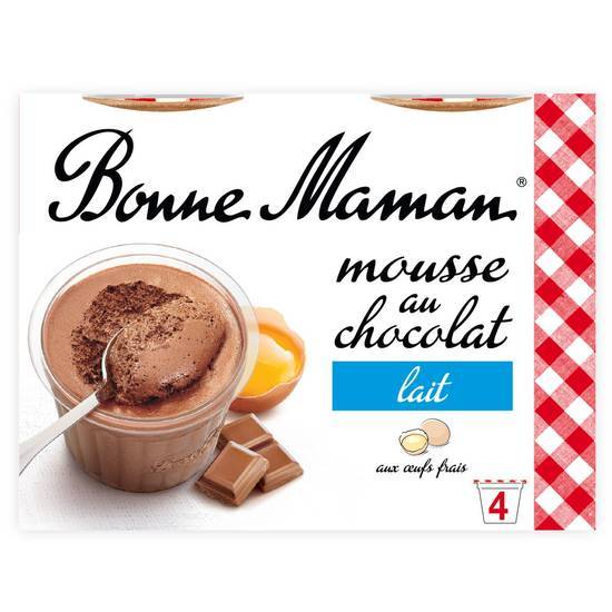 Bonne Maman - Dessert mousse (chocolat au lait)