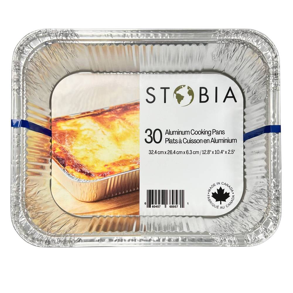 Stobia – Plats De Cuisson Tout Usage En Aluminium Paquet De 30