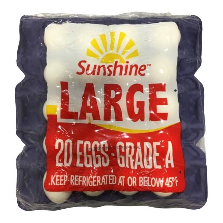 Sunshine Farms Large Grade a Eggs (20 eggs)