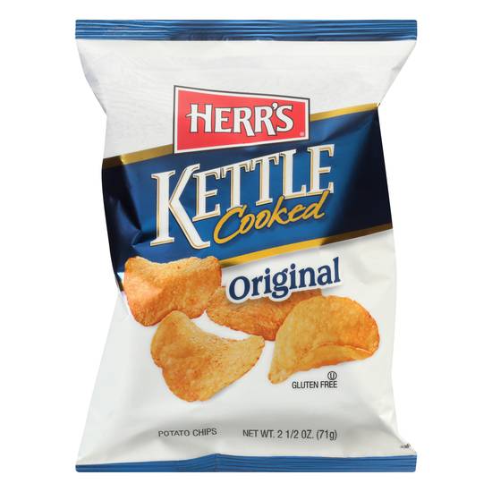 Herr's Kettle Cooked Original Potato Chips (2.5 oz)