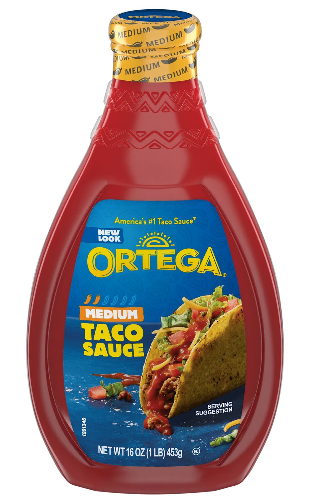 Ortega Original Thick & Smooth Taco Sauce, M (16 oz)