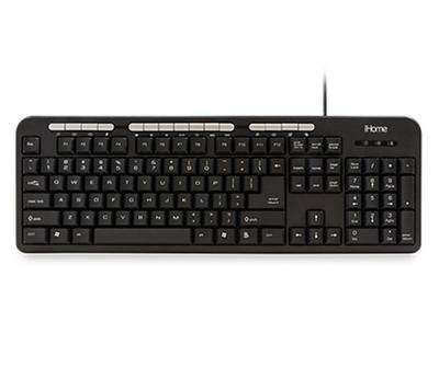 Black Corded Keyboard