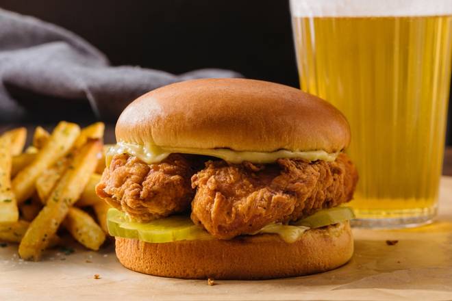 Crispy Chicken Sandwich + Fries