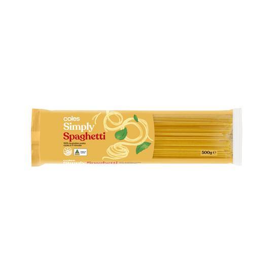 Coles Pasta Spaghetti 500g