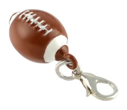 Bead Landing Football Charm