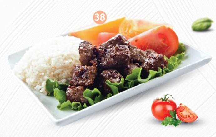 Shaky Beef with Rice (Com Bo Luc Lac)