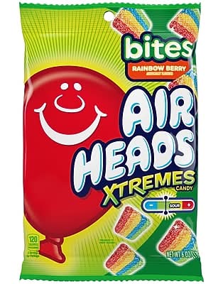 Airheads Xtremes Rainbow Berry Bites, 6 oz (AHXBITES12)