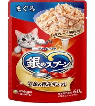ユニチャーム 銀のスプーン パウチ まぐろ (60g)