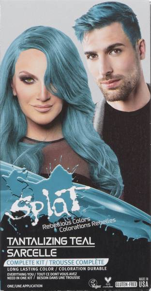 Splat Long Lasting Hair Colour, Tantalizing Teal