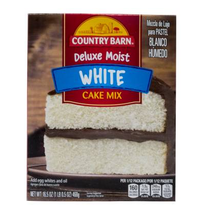 COUNTRY BARN Cake Mix White 16.5oz