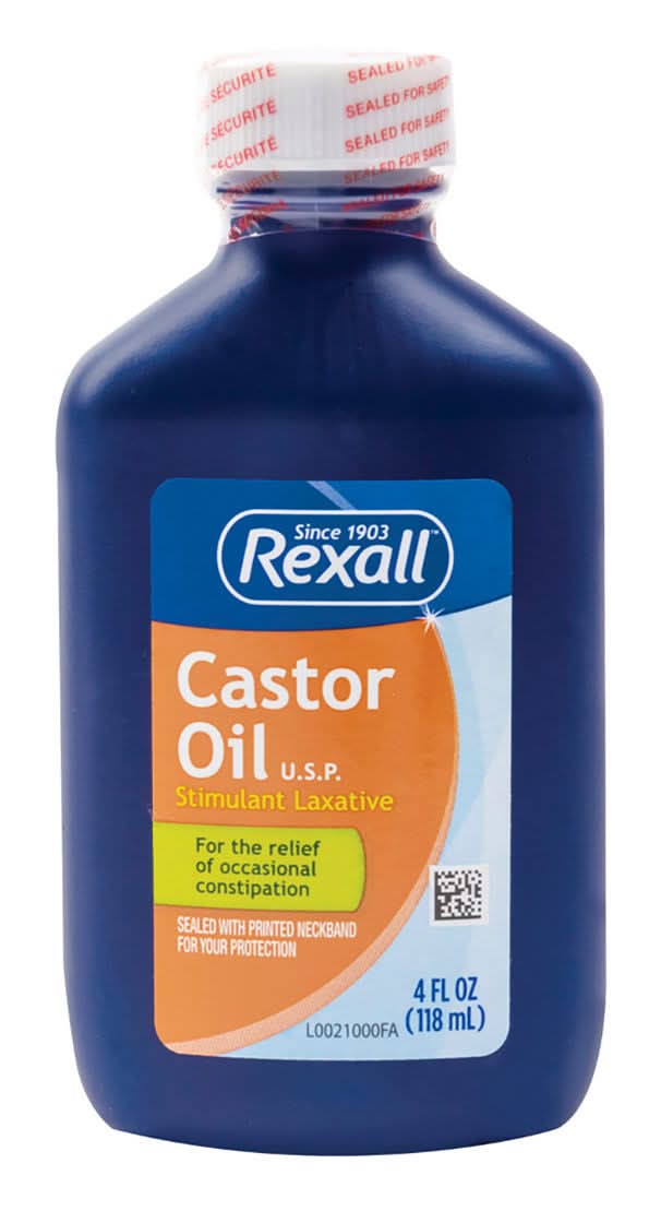 Rexall Castor Oil U.s.p. Stimulant Laxative For Constipation Relief (4 fl oz)