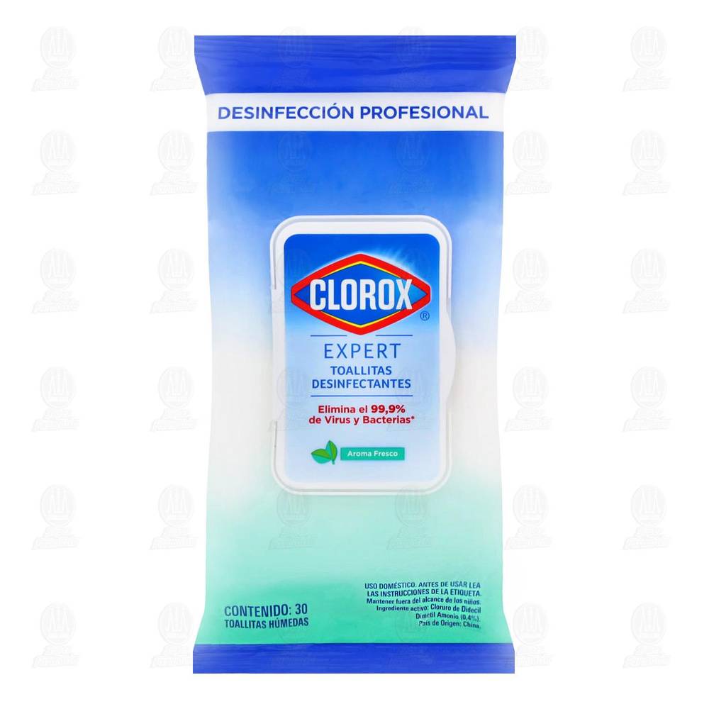 Clorox · Toallitas desinfectantes expert (30 un)