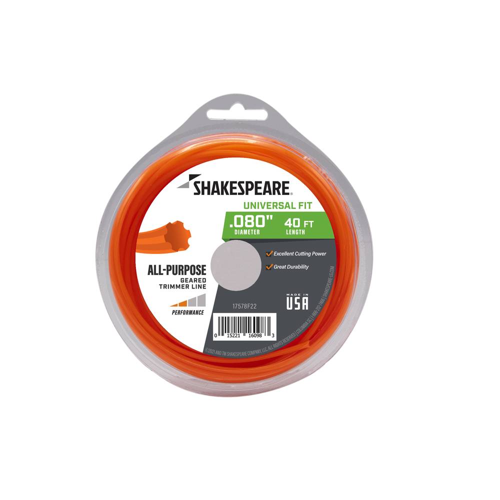 Shakespeare 0.080-in x 40-ft Spooled Trimmer Line | 16098A