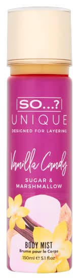 So…? Unique Vanilla Candy Sugar & Marshmallow Body Mist (150ml)