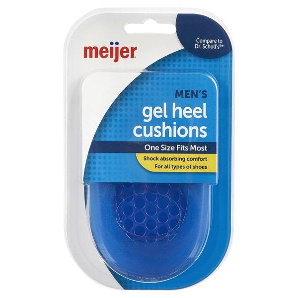 Meijer Gel Heel Cushions - Men's (1 ct)