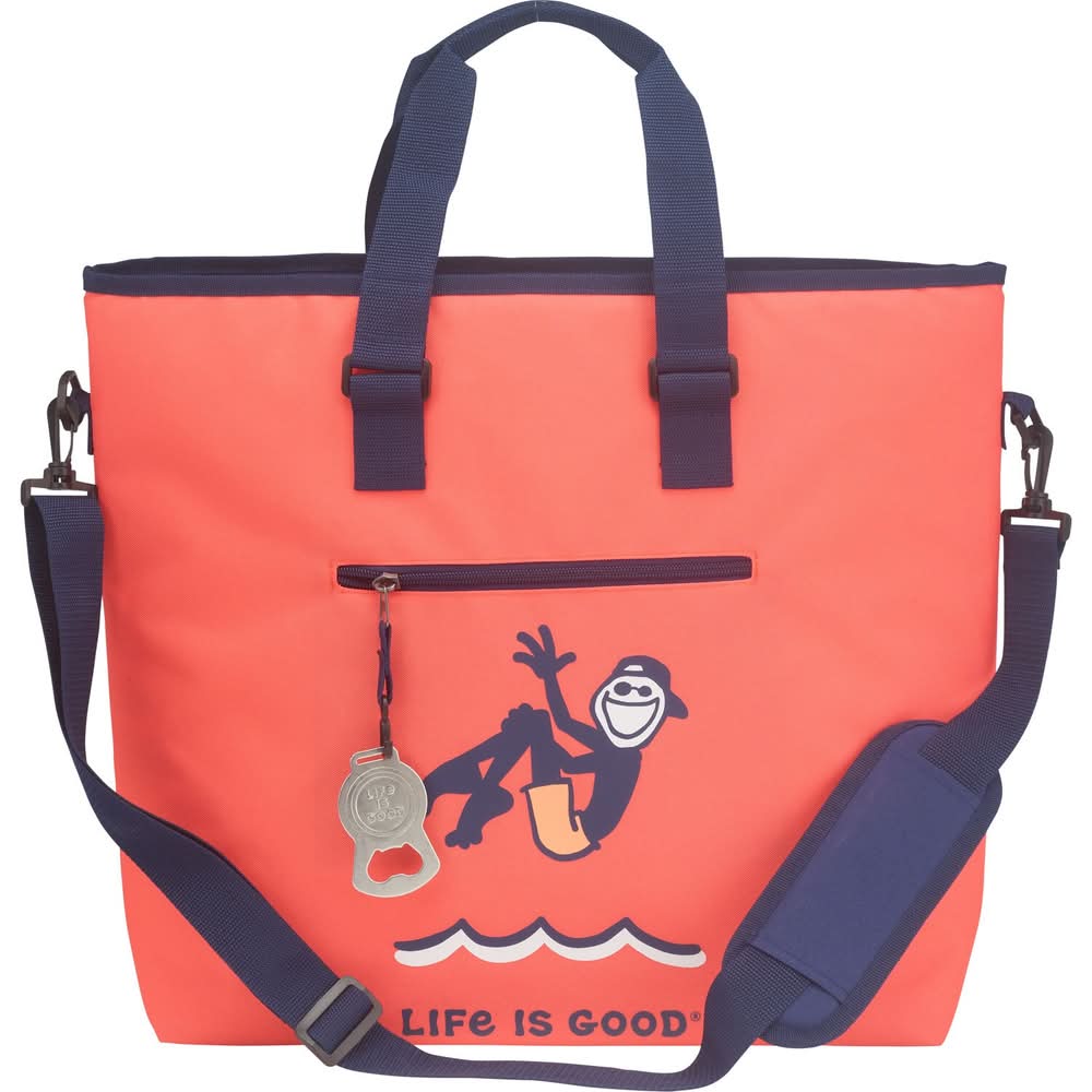 Life Is Good 36-Can Insulated Tote Cooler Bag, Assorted Colors