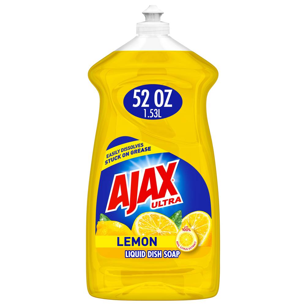 Ajax Ultra Super Degreaser Lemon Dish Liquid