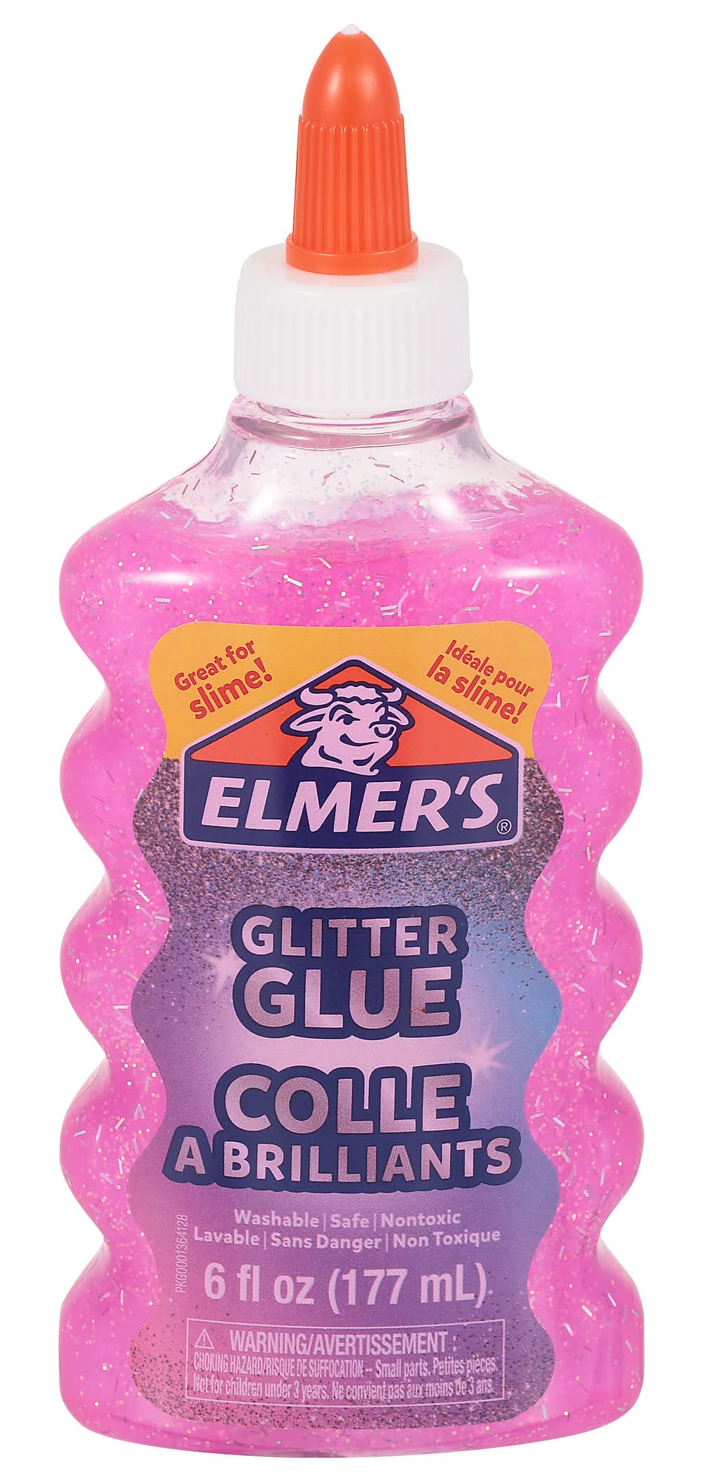 Elmer's Classic Glitter Glue, Pink (6.2 oz)