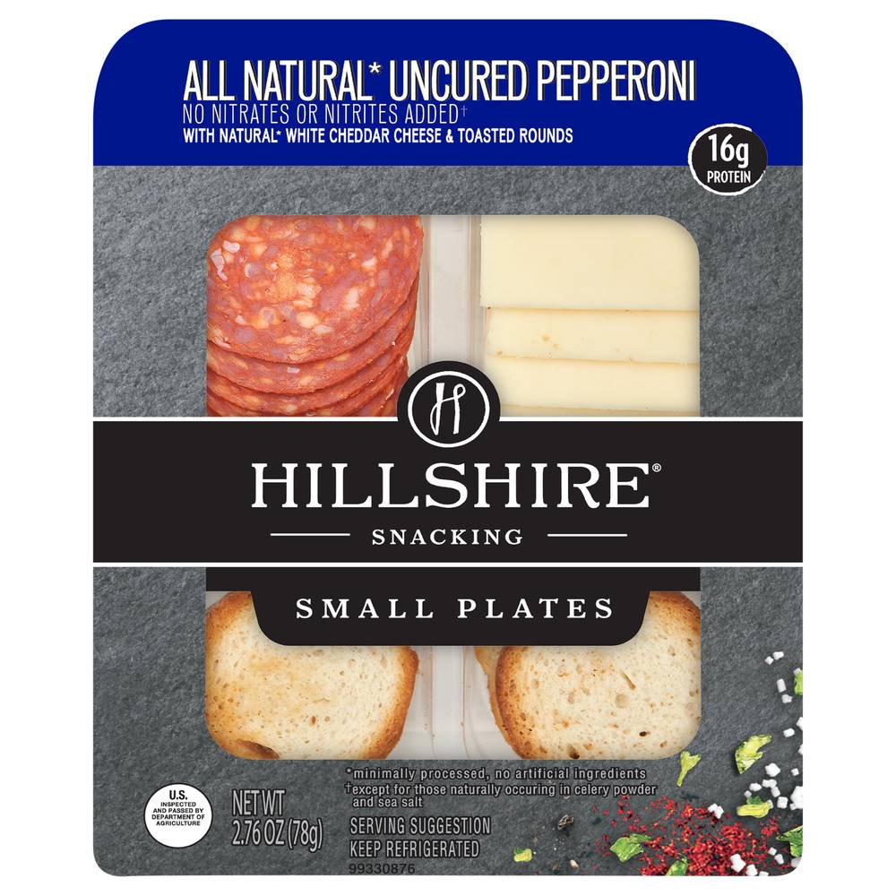 Hillshire Uncured Pepperoni & Cheddar Snack Plate