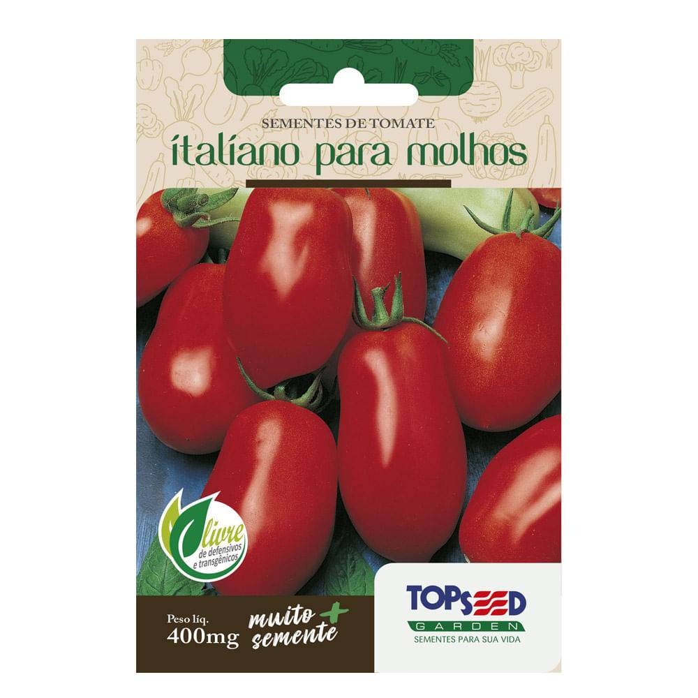 Topseed semente de tomate italiano para molhos garden (400mg)