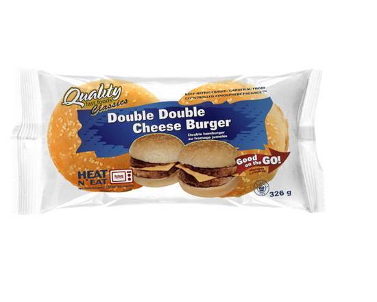 Quality Double Double Cheeseburger (1 Each)