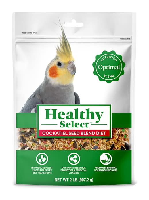 Healthy Select Cockatiel Seed Blend Diet Bird Food (2 lbs)