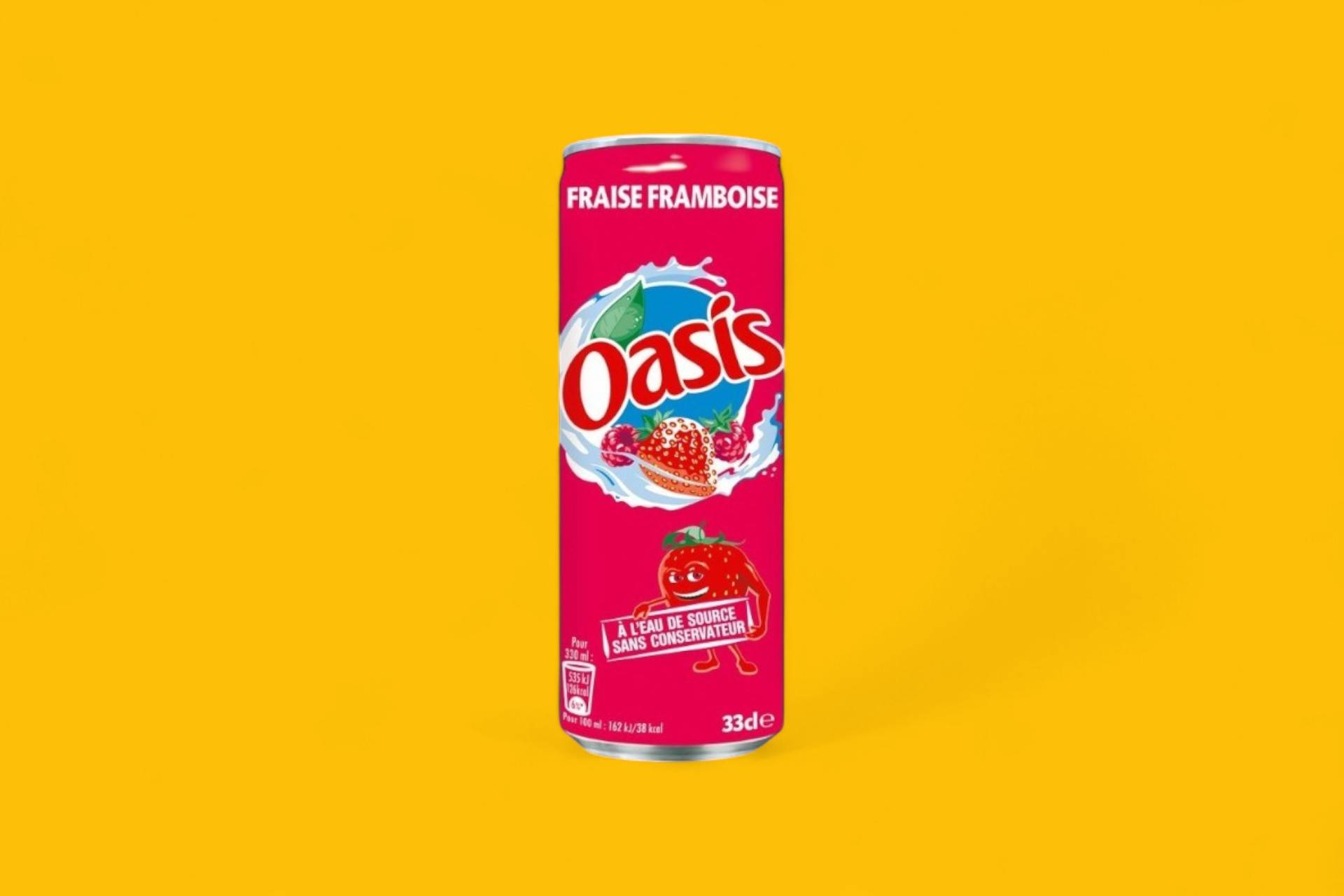 Oasis fraise framboise🥤