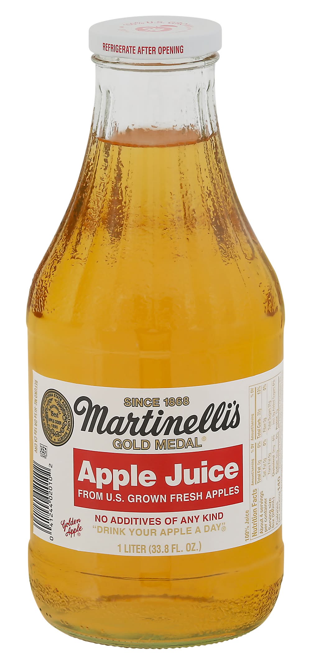 Martinelli's Gold Medal Juice, Apple (33.8 fl oz)