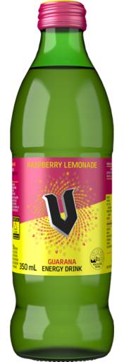 V Energy Drink Bottle, Raspberry-Lemonade (350mL)
