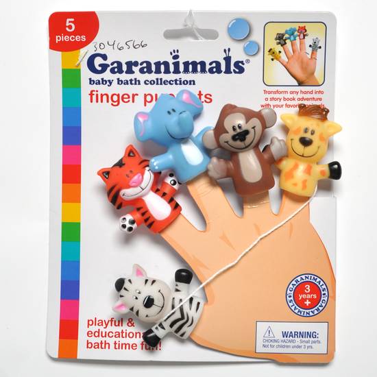 Montoy Toy Animal Finger Puppets, 5un (9g)