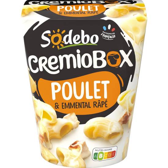 Box pâtes poulet crème SODEBO 280g