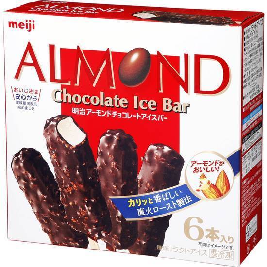 明治 アーモンドチョコレートアイスバー (47mL x 6)
