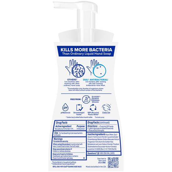 Dial Spring Water Antibacterial Foaming Hand Wash (6 ct)