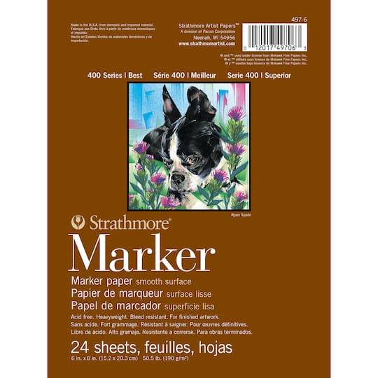 Strathmore Marker Paper Pad (white)