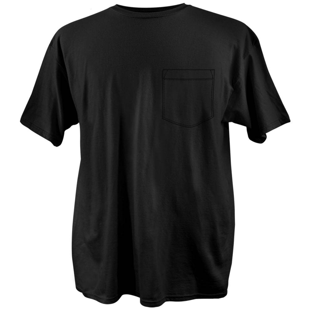 Men's Knit Short Sleeve T-Shirt (l/black)