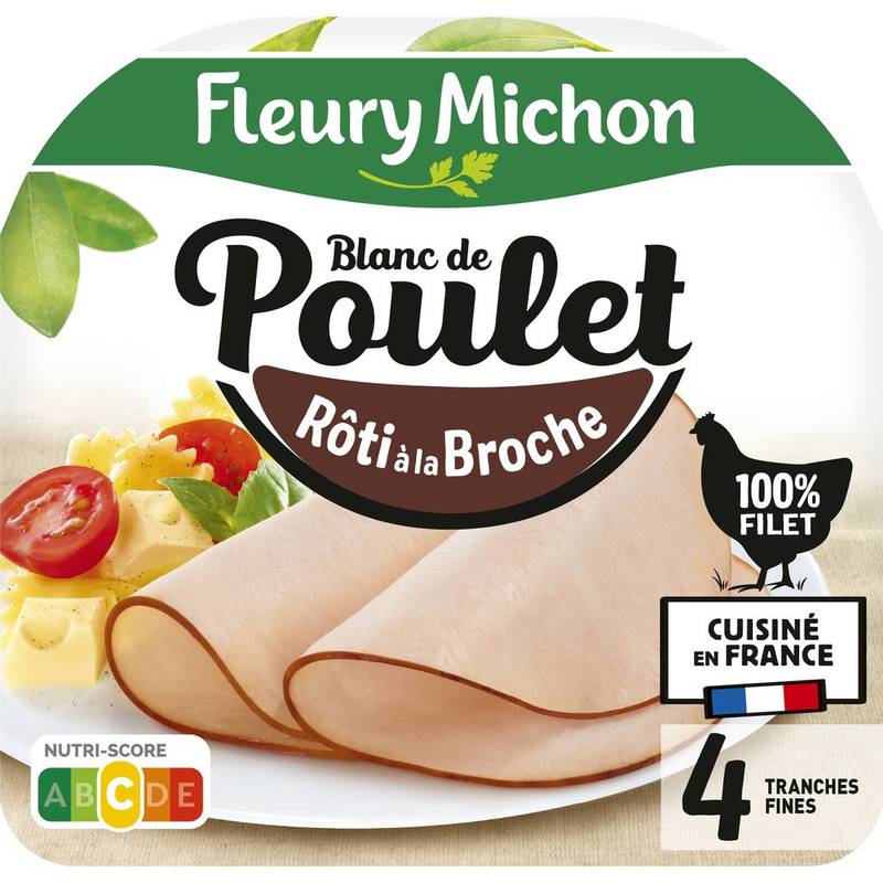 Fleury Michon - Blanc de poulet rôti à la broche (4)