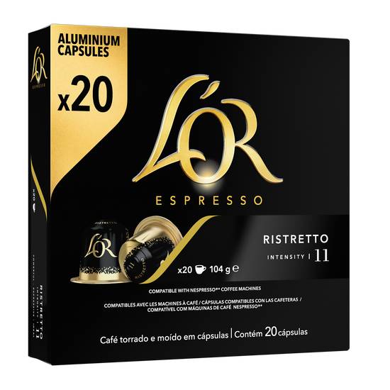 Espresso Ristretto x20 L'Or 104 gr