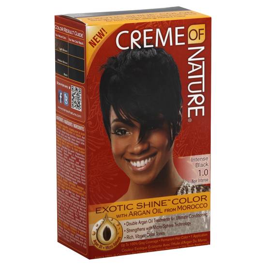 Creme Of Nature Permanent Hair Color Intense Black 1.0 (1 kit)