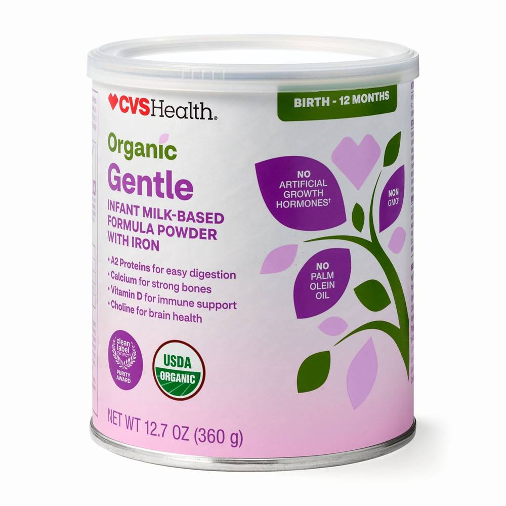 CVS Health Organic Gentle Infant Formula, 12.7 OZ