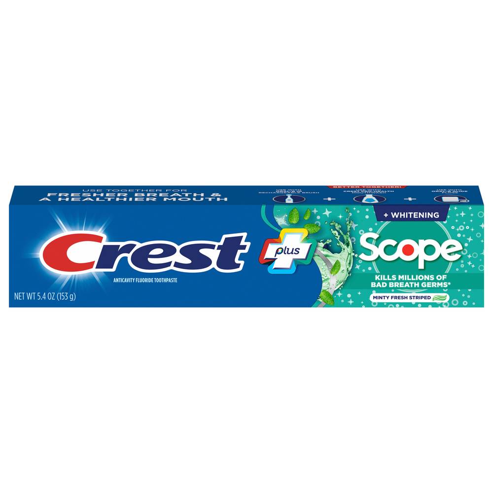 CREST Plus Complete Whitening Scope Toothpaste (mint)