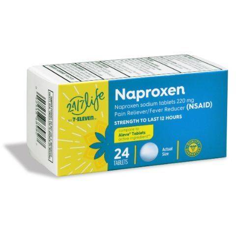 24/7 Life Naproxen Sodium 220mg Tabs 24ct