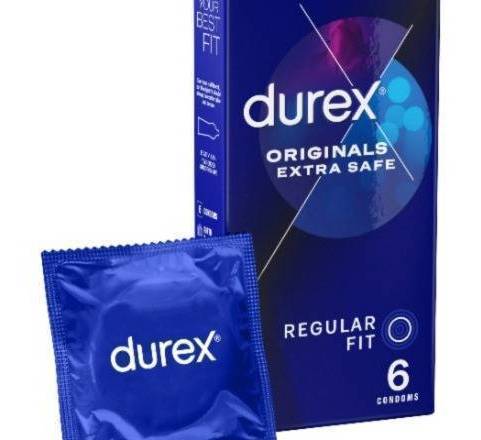 Durex 6 Regular Fit Originals Extra Safe Condoms