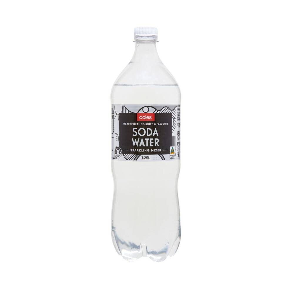 Coles Soda Water 1.25L