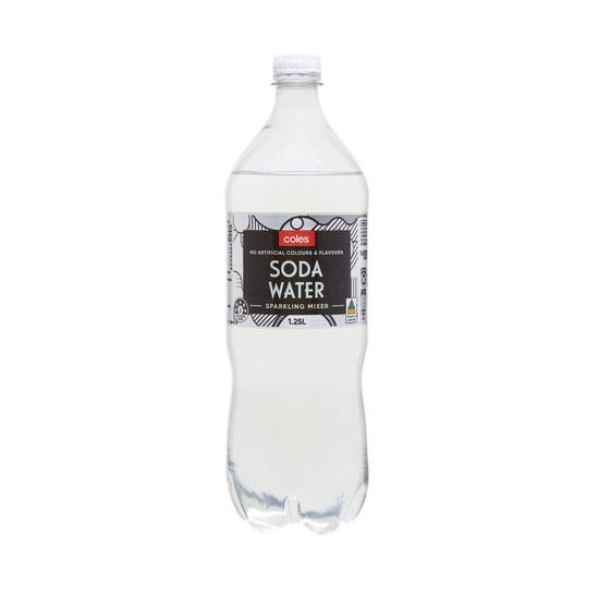 Coles Soda Water 1.25L