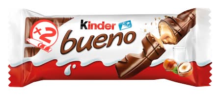 Kinder Milk & Hazelnuts, Bueno Chocolate Bar (2 pack)
