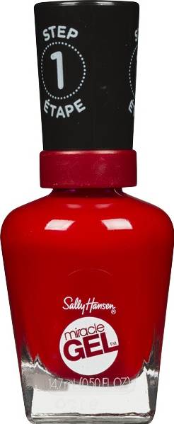 Sally Hansen Miracle Gel Nail Polish, Red Between