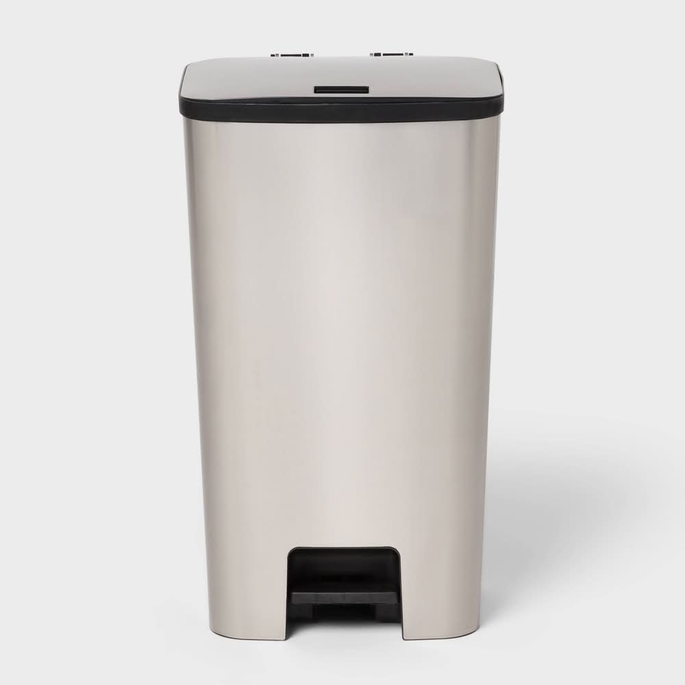 Brightroom Plastic Step Trash Can 46 L