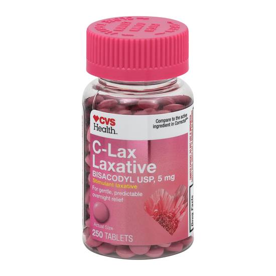 Cvs Health C-Lax Laxative Bisacodyl Usp (250 ct)
